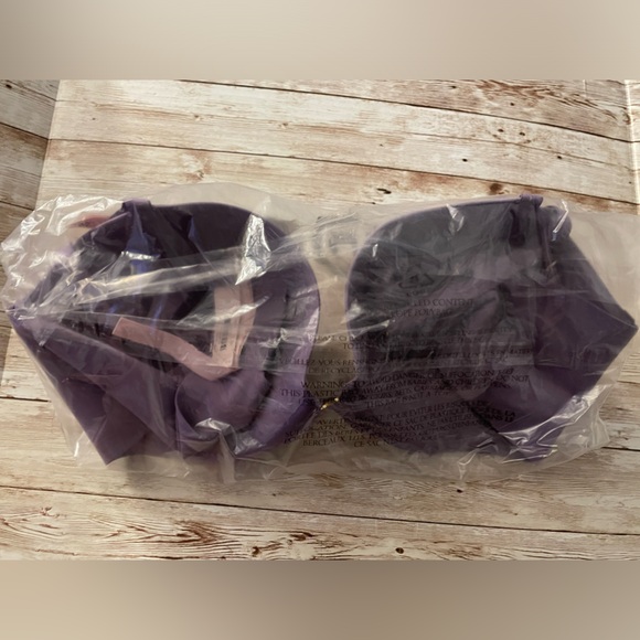 🆕 VICTORIA’S SECRET VS LOVE CLOUD PUSH-UP PLUNGE BRA PURPLE 38D - Picture 7 of 10